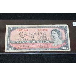 1954 Canada $2 Foreign Bank Note