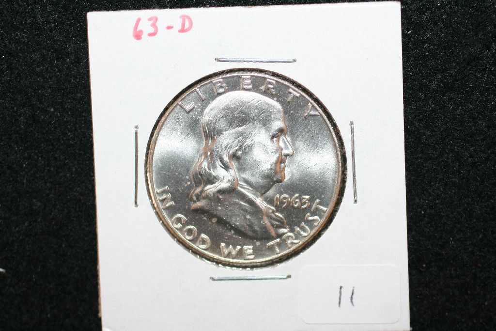 1963 D Ben Franklin Half Dollar 1963-d-ben-franklin-half-dollar