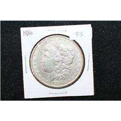 1886 Silver Morgan $1