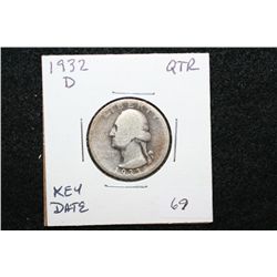 1932-D Washington Quarter; Key Date