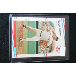 1988 MLB Fleer Roger Clemens Boston Red Sox Baseball Trading Card