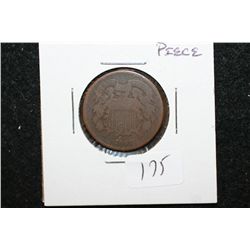 1865 Shield Two Cents Piece