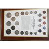 Image 2 : Framed United States Coins of the 20th Century-Every Type Coin Minted by the US From 1900-1971; Lot 