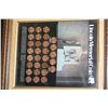 Image 1 : Framed Lincoln Memorial Coin Set; Lot of 29