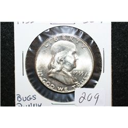 1955 Ben Franklin Half Dollar-Bugs Bunny