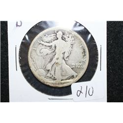 1917-D Walking Liberty Half Dollar