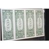 Image 2 : 1985 US Federal Reserve Note $1; Atlanta GA Reserve; Lot of 4; Uncut Bills