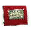 Image 2 : 1982 First Day of Issue 22K Gold Replica Stamp W/Postal Stamp; Christmas 1982 Building a Snowman