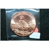 Image 2 : Golden State Mint "1929 Indian Chief $5 Gold Coin" Copper Round; .999 Fine Copper 1 Oz.