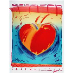 Peter Max, Heart II, Lithograph