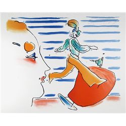 Peter Max, Red Sail, Lithograph