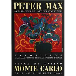 Peter Max, Monte Carlo, Poster