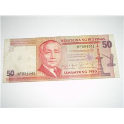 1949 50 LIMAMPUNG PISO *PHILIPPINES - REPUBLIKA NG PHILIPINAS*!!
