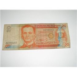 1949 20 DALAWAMPUNG PISO *PHILIPPINES - REPUBLIKA NG PHILIPINAS*!!