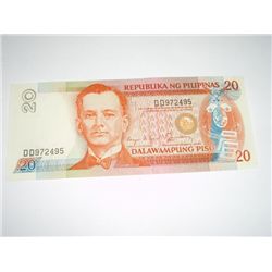 1949 20 DALAWAMPUNG PISO *RARE UNC HIGH GRADE - PHILIPPINES - REPUBLIKA NG PHILIPINAS*!!