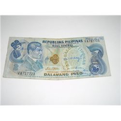 1949 2 DALAWANG PISO *PHILIPPINES - REPUBLIKA NG PHILIPINAS*!!