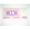 Image 2 : 1992 BOSNIA 10 DINARA NOTE *RARE UNC HIGH GRADE NOTE*!!