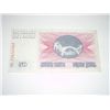 Image 1 : 1992 BOSNIA 50 DINARA NOTE *RARE UNC HIGH GRADE NOTE*!!