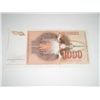 Image 2 : 1990 YUGOSLAVIA 1000 DINARA NOTE BOOK VALUE $18.00 *EXTREMELY RARE UNC HIGH GRADE NOTE*!!
