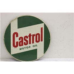 CASTROL OIL ON TIN - 22" X 22"