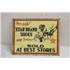Image 2 : STAR BRAND SHOES ADVERTISING SIGN