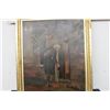 Image 2 : UNSIGNED OIL - EXCELLENT DETAIL - 36" X 30"