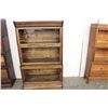 Image 1 : OAK 3 STACK W/ PULL OUT WRITING SHELF