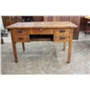 Image 1 : OAK MISSION DESK ATTRIB. TO STICKLEY - GREAT HAMMERED HARDWARE - LABEL MISSING