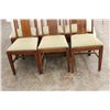 Image 2 : SET OF 6 OAK CHAIRS - SOLD AS 1 LOT
