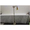 Image 1 : ALABASTOR & IRON FLOOR LAMP W/ ART GLASS SHADE