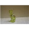Image 2 : SIGNED FENTON CAT - SOLID GLASS - ARTIST SIGNED - MINT