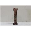 Image 1 : PURPLE-ISH GOLD TREE TRUNK  CARNIVAL VASE - MINT - 11" CHOICE OF 2