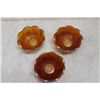 Image 2 : 3 SIGNED NORTHWOOD BERRY DISHES - MINT