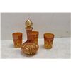 Image 1 : 4 PCS OF CARNIVAL - 3 TUMBLERS & WATER BOTTLE - MINT