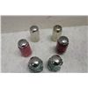 Image 2 : 3 SETS OF SALT & PEPPERS (BLE-GREEN PAIR IS ARTIST SIGNED) - MINT - 1 MONEY