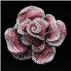 Image 1 : HUGE 4 INCH Swarovski Crystal Rose Brooch