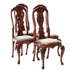 GT0424120059 Set of four Queen Anne style transitional