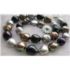 Image 2 : Gorgeous 12 mm Multicolor Natural Pearl Necklace