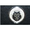 Image 2 : Sterling Silver Centennial Edition Round; Shakespeare Trajedy Medal-King Lear; "Blow, winds, and cra