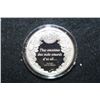 Image 2 : Sterling Silver Centennial Edition Round; Shakespeare Trajedy Medal-Hamlet; "Thus Conscience does ma