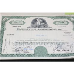 Rayette-Faberge Inc. Stock Certificate Dated 1968