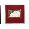 Image 2 : 1982 First Day of Issue 22K Gold Replica Stamp W/Postal Stamp; Aging Together Sharing Wisdom and Exp