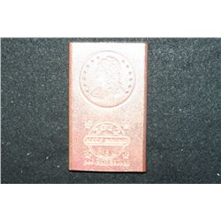 2012  Liberty Bust  Copper Ingot; .999 Fine Copper Half Pound