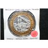 Image 1 : McCarran Airport Slots Las Vegas NV Limited Edition Two-Tone $10 Gaming Token; .999 Fine Silver .60%