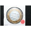 Image 2 : Golden Nugget Las Vegas NV "USA Standing Proud" Limited Edition Two-Tone $10 Gaming Token; .999 Fine