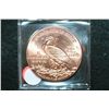 Image 2 : Golden State Mint "1929 $5 Indian Chief Gold Coin" Copper Round; .999 Fine Copper 1 Oz.