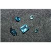 Image 1 : Loose Synthetic Blue Gems; Lot of 5