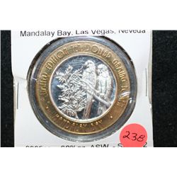 Mandalay Bay Resort & Casino "Millenium Series" Las Vegas NV Limited Edition Two-Tone $10 Gaming Tok