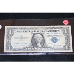 1957-A US Silver Certificate $1; Blue Seal