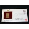 Image 1 : 1984 First Day of Issue 22K Gold Replica Stamp W/Postal Stamp; A Nation of Readers Reading for Educa